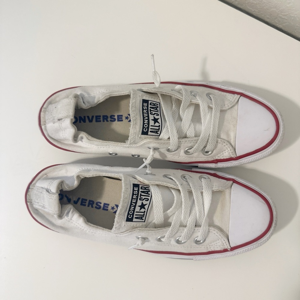 White Converse CT Shoreline Slip - Women
Size 8
